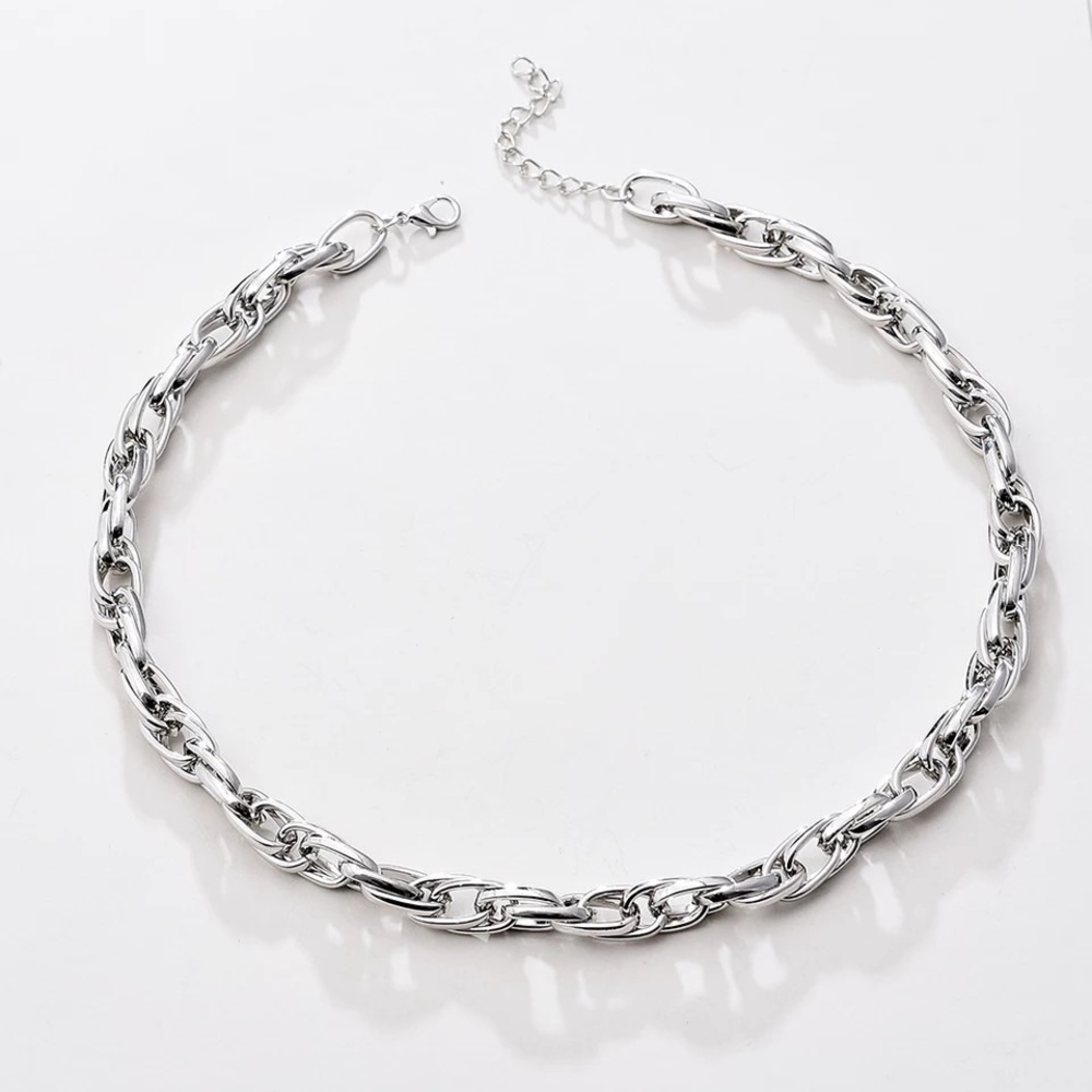 Boho Necklace Vintage Dark Silver Pendant - Picture 2 of 10